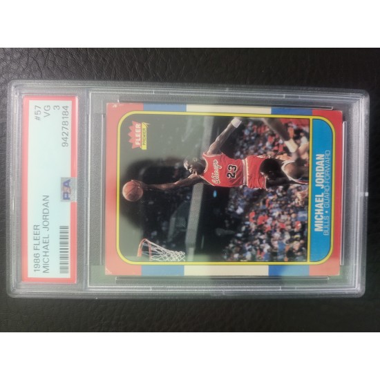 1986 Fleer Michael Jordan #57 PSA3